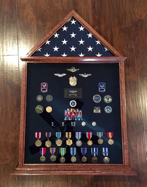 military shadow box with pictures